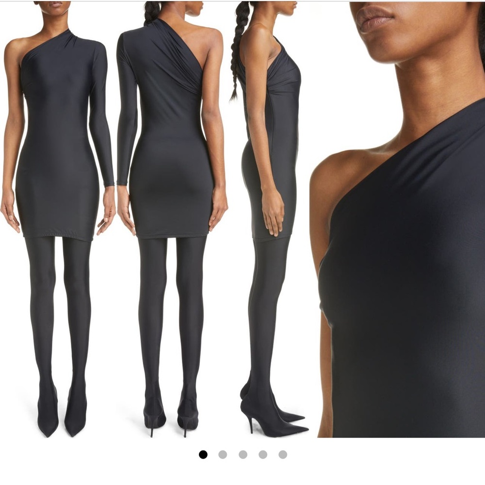 Brand new black balenciaga dress